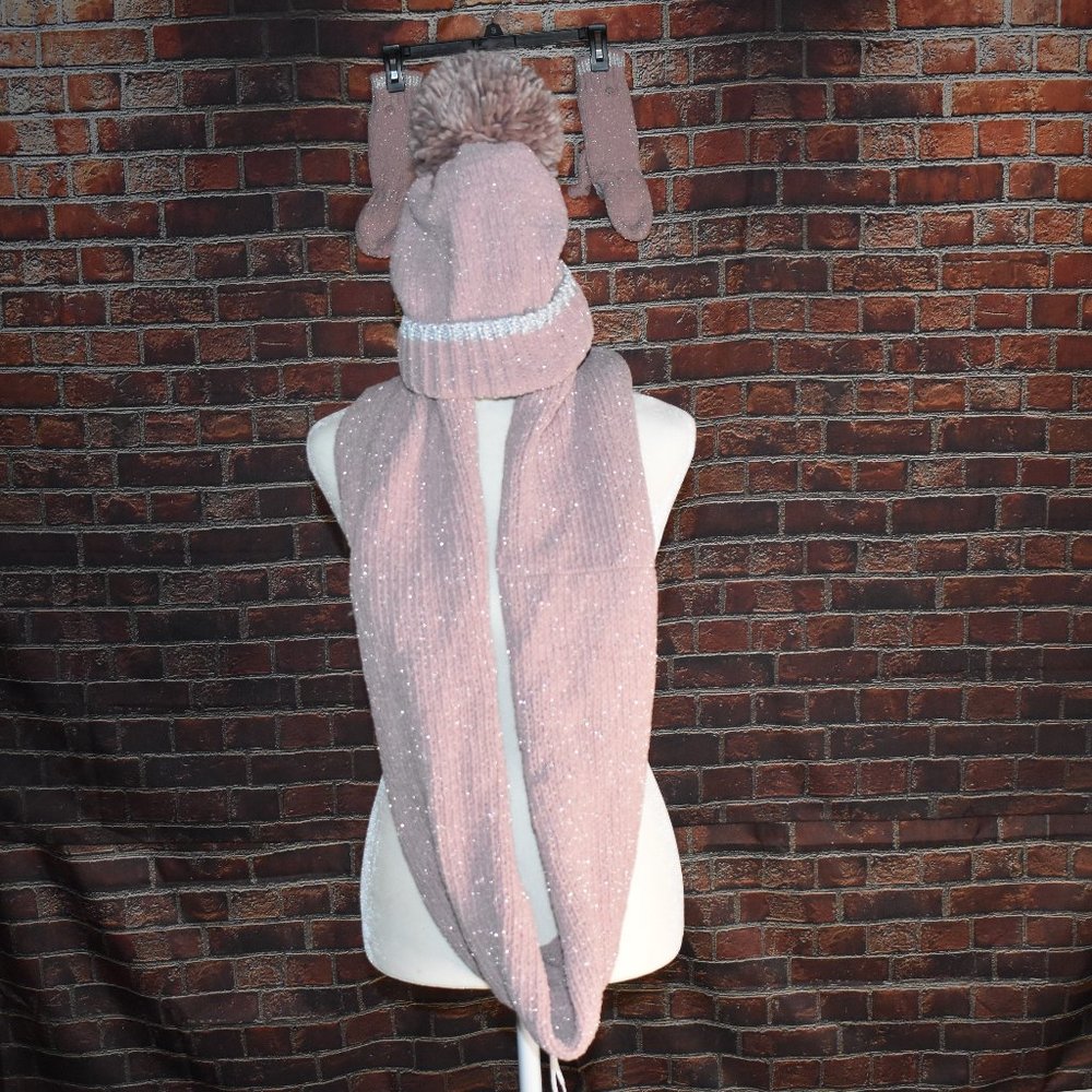 Hat Mitten Scarf Set